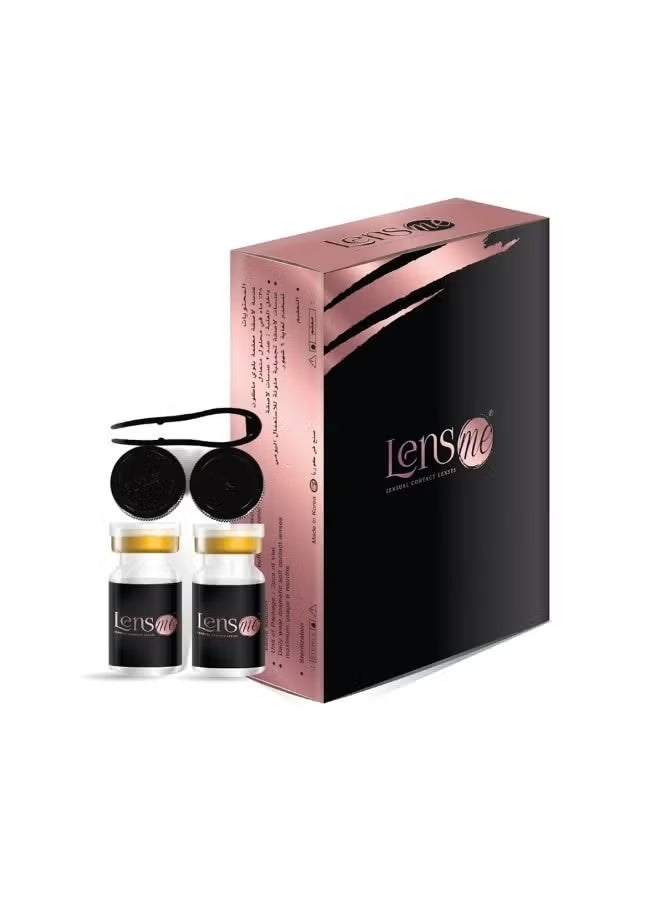 LensMe Monthly Contact Lenses (MARBLE ) - Colored Cosmetic - Pack Containing Two Lenses For Use For 6 Months - Image 3